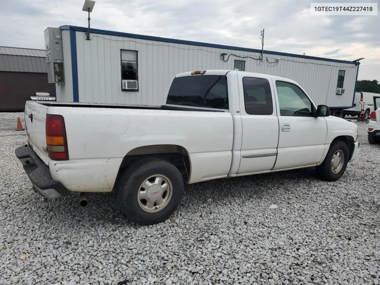 2004 GMC New Sierra C1500 VIN: 1GTEC19T44Z227418 Lot: 62688305
