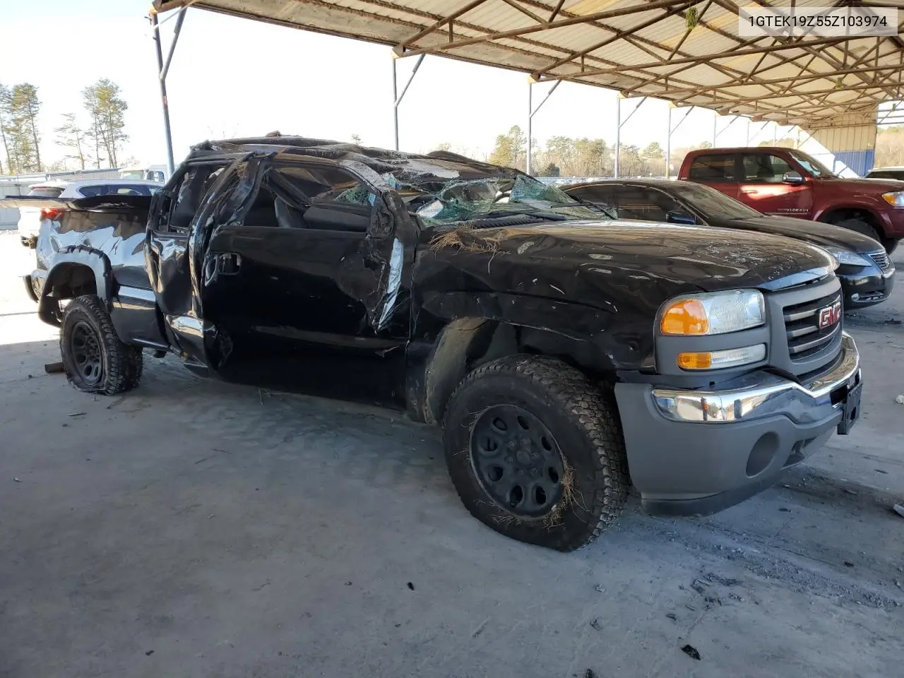 2005 GMC New Sierra K1500 VIN: 1GTEK19Z55Z103974 Lot: 43760655