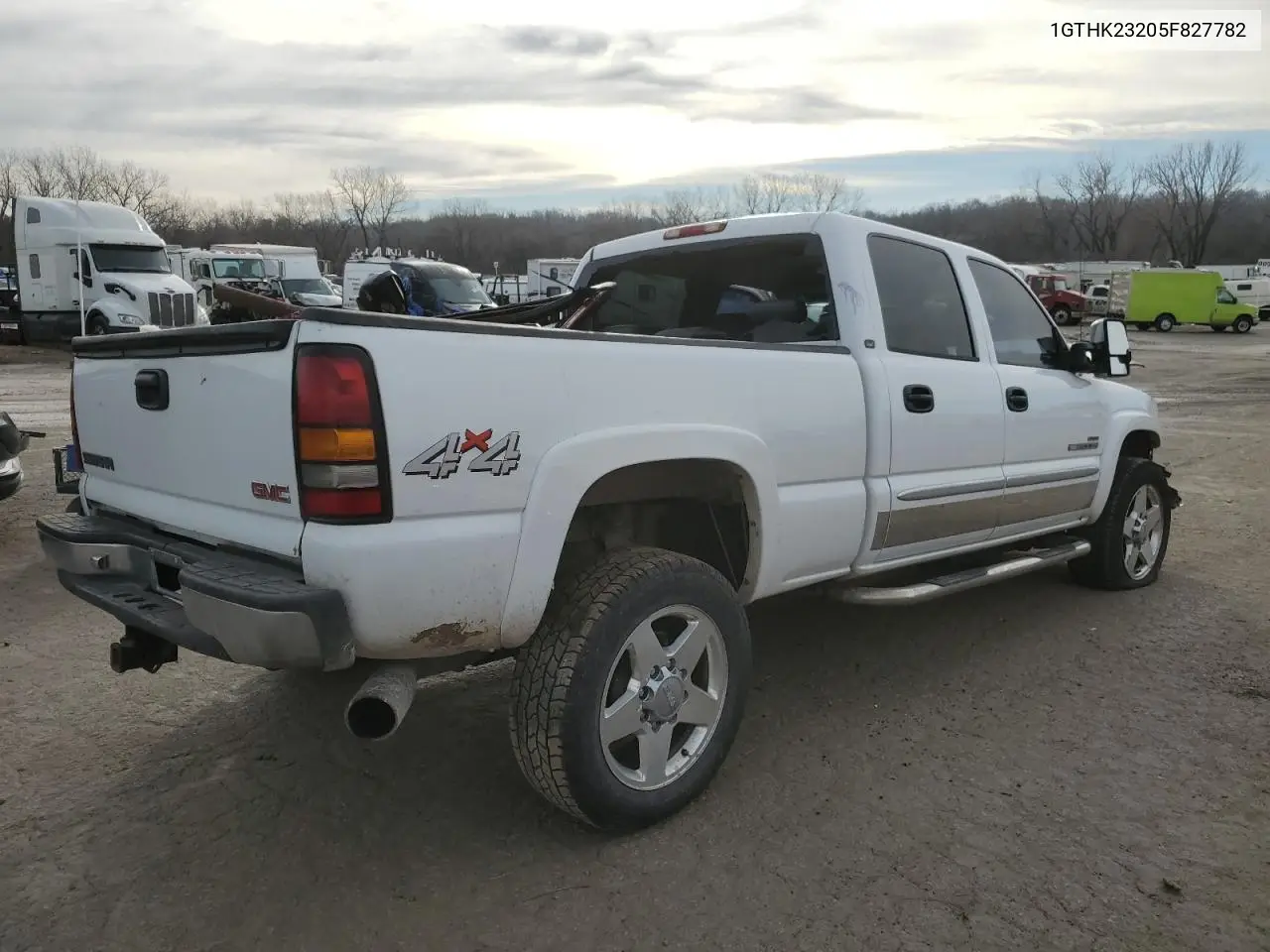 2005 GMC Sierra K2500 Heavy Duty VIN: 1GTHK23205F827782 Lot: 53156385