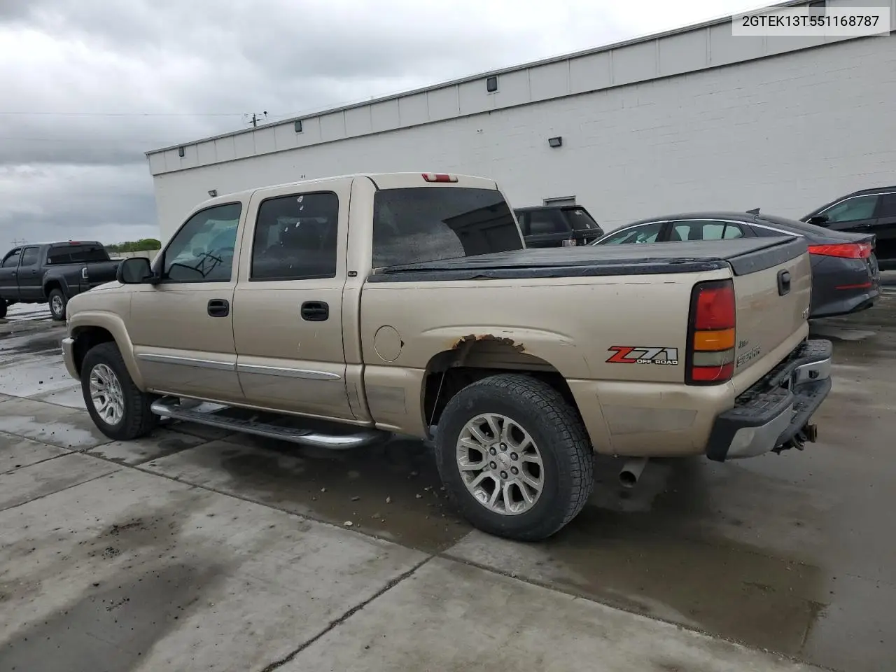 2005 GMC New Sierra K1500 VIN: 2GTEK13T551168787 Lot: 55716205