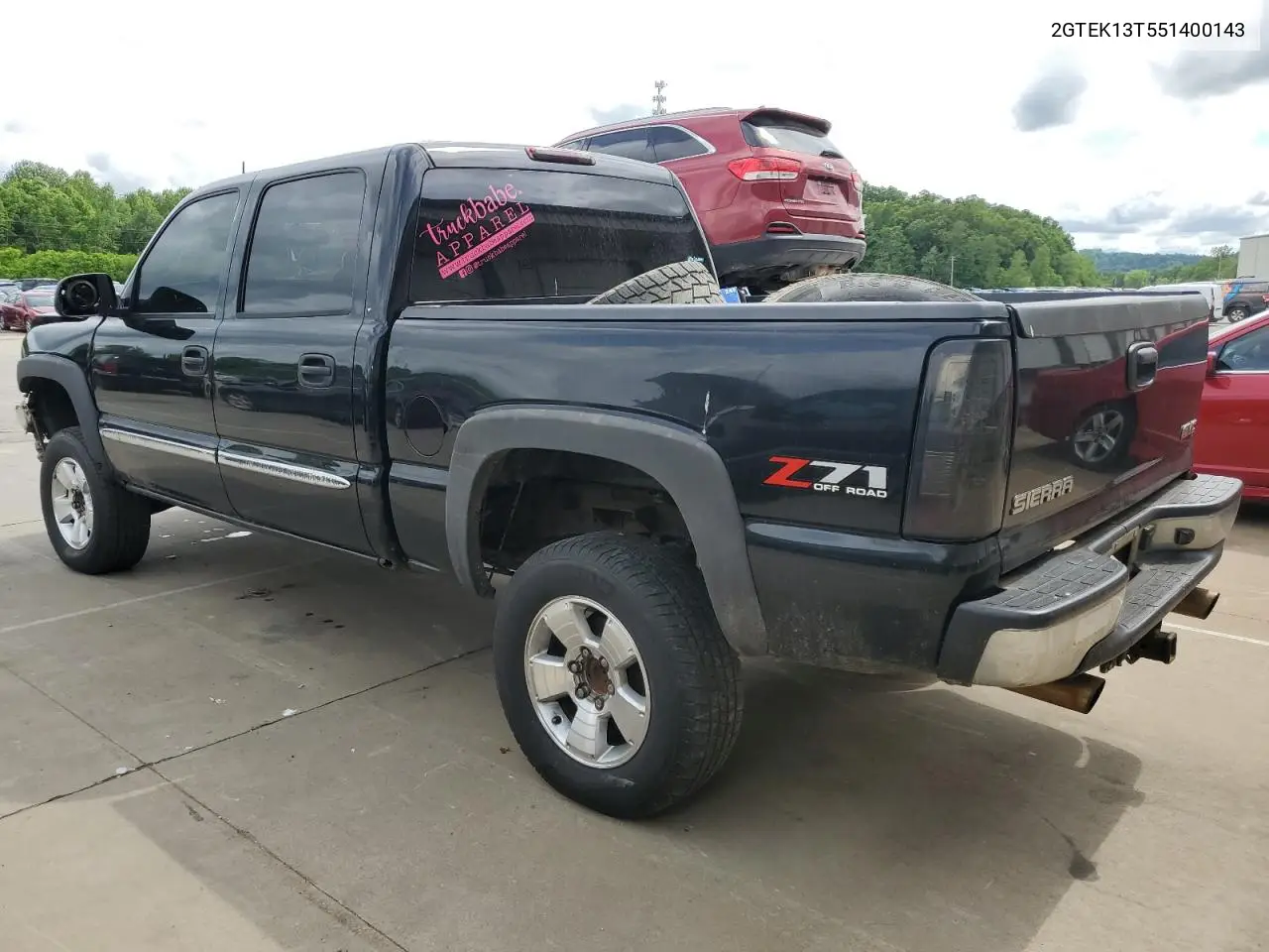 2005 GMC New Sierra K1500 VIN: 2GTEK13T551400143 Lot: 56217355