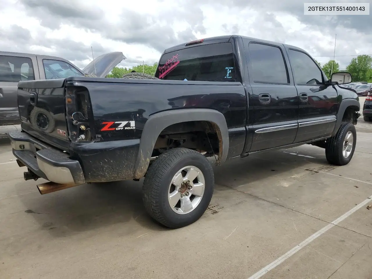 2005 GMC New Sierra K1500 VIN: 2GTEK13T551400143 Lot: 56217355