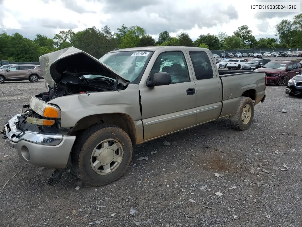 2005 GMC New Sierra K1500 VIN: 1GTEK19B35E241510 Lot: 56581085