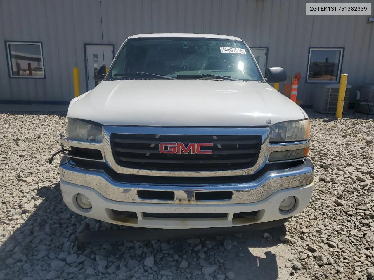 2005 GMC New Sierra K1500 VIN: 2GTEK13T751382339 Lot: 56607645