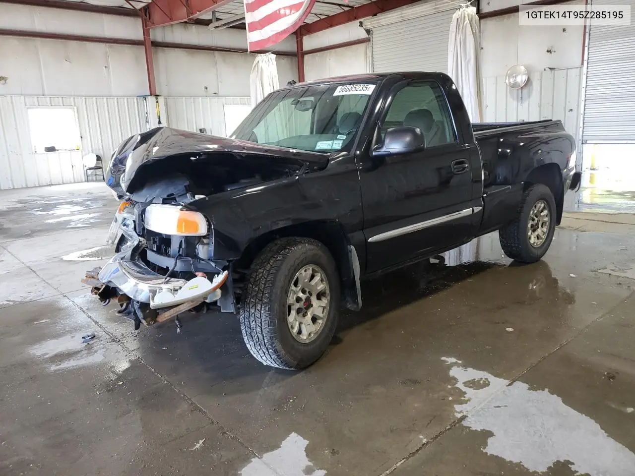 2005 GMC New Sierra K1500 VIN: 1GTEK14T95Z285195 Lot: 56685235