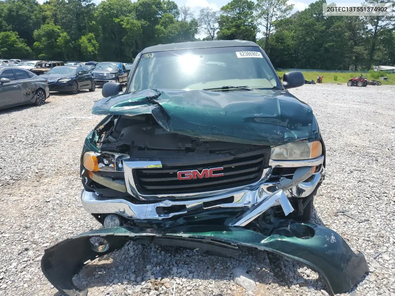 2005 GMC New Sierra C1500 VIN: 2GTEC13T551374902 Lot: 62386905