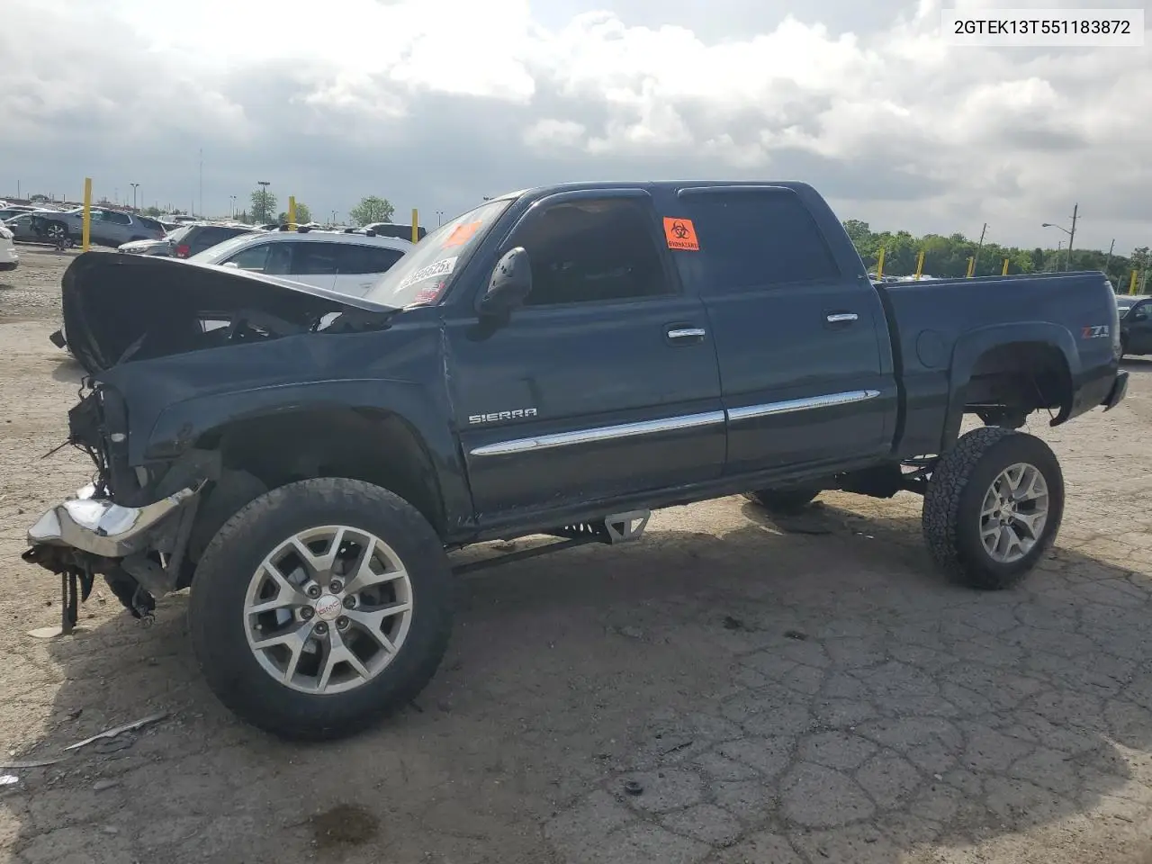 2005 GMC New Sierra K1500 VIN: 2GTEK13T551183872 Lot: 62696625