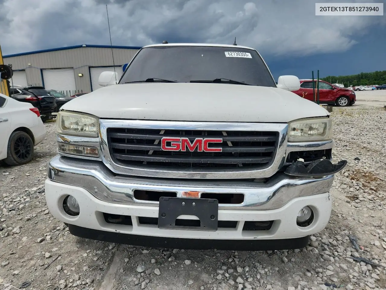 2005 GMC New Sierra K1500 VIN: 2GTEK13T851273940 Lot: 62730355