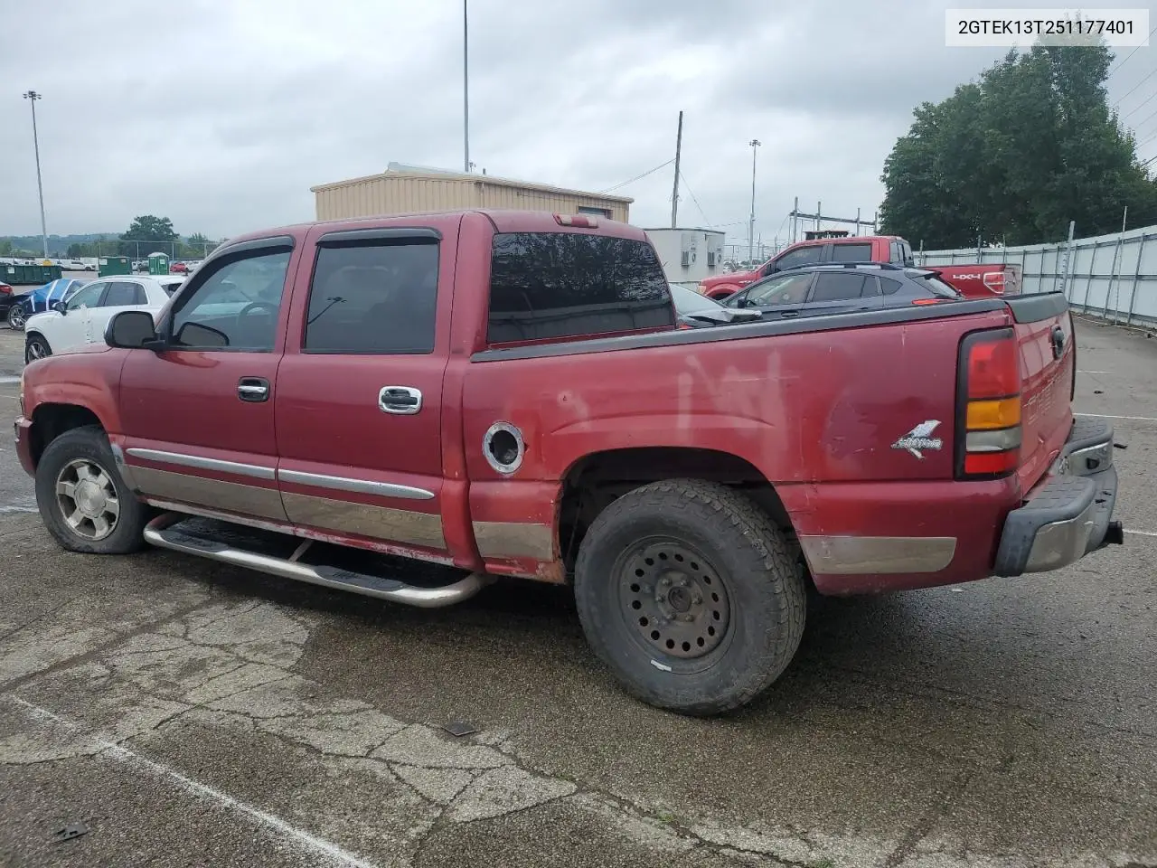 2005 GMC New Sierra K1500 VIN: 2GTEK13T251177401 Lot: 62755075