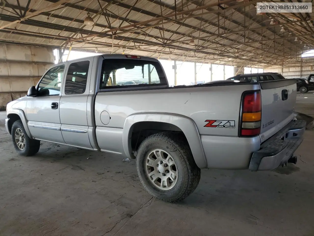2005 GMC New Sierra K1500 VIN: 2GTEK19B851313660 Lot: 62958645