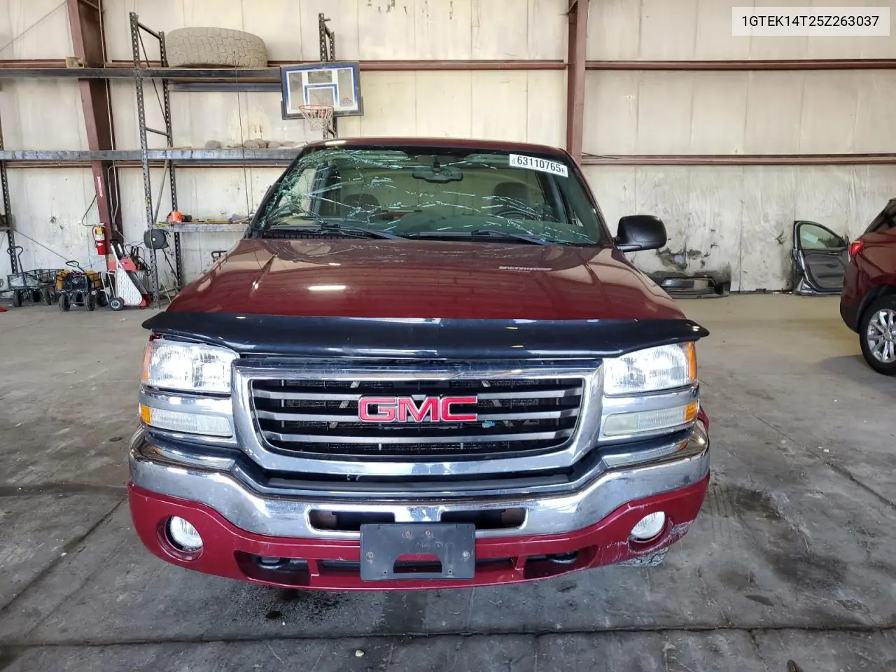 2005 GMC New Sierra K1500 VIN: 1GTEK14T25Z263037 Lot: 63110765