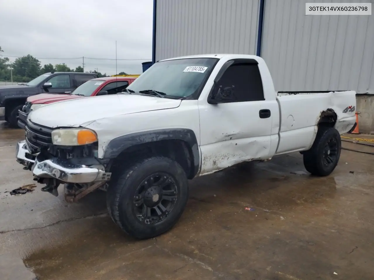 2006 GMC New Sierra K1500 VIN: 3GTEK14VX6G236798 Lot: 61104785