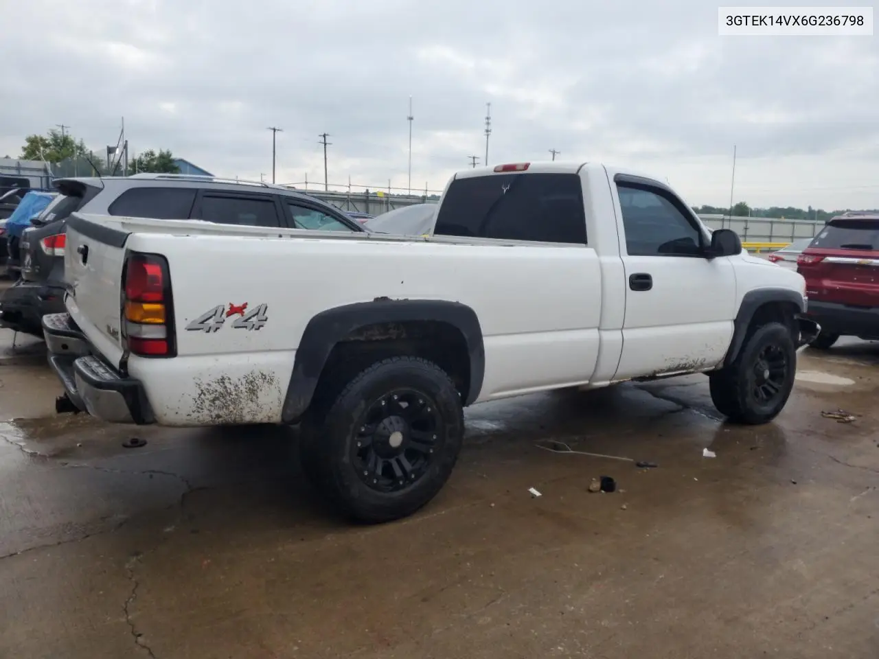 2006 GMC New Sierra K1500 VIN: 3GTEK14VX6G236798 Lot: 61104785