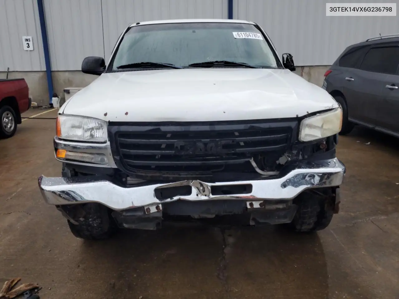 2006 GMC New Sierra K1500 VIN: 3GTEK14VX6G236798 Lot: 61104785