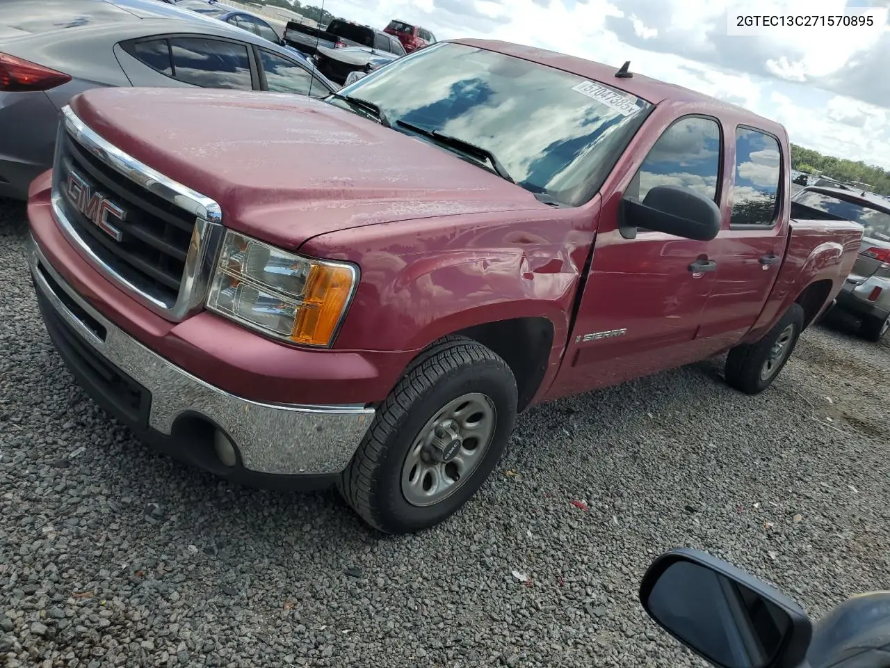 2007 GMC New Sierra C1500 VIN: 2GTEC13C271570895 Lot: 57047385