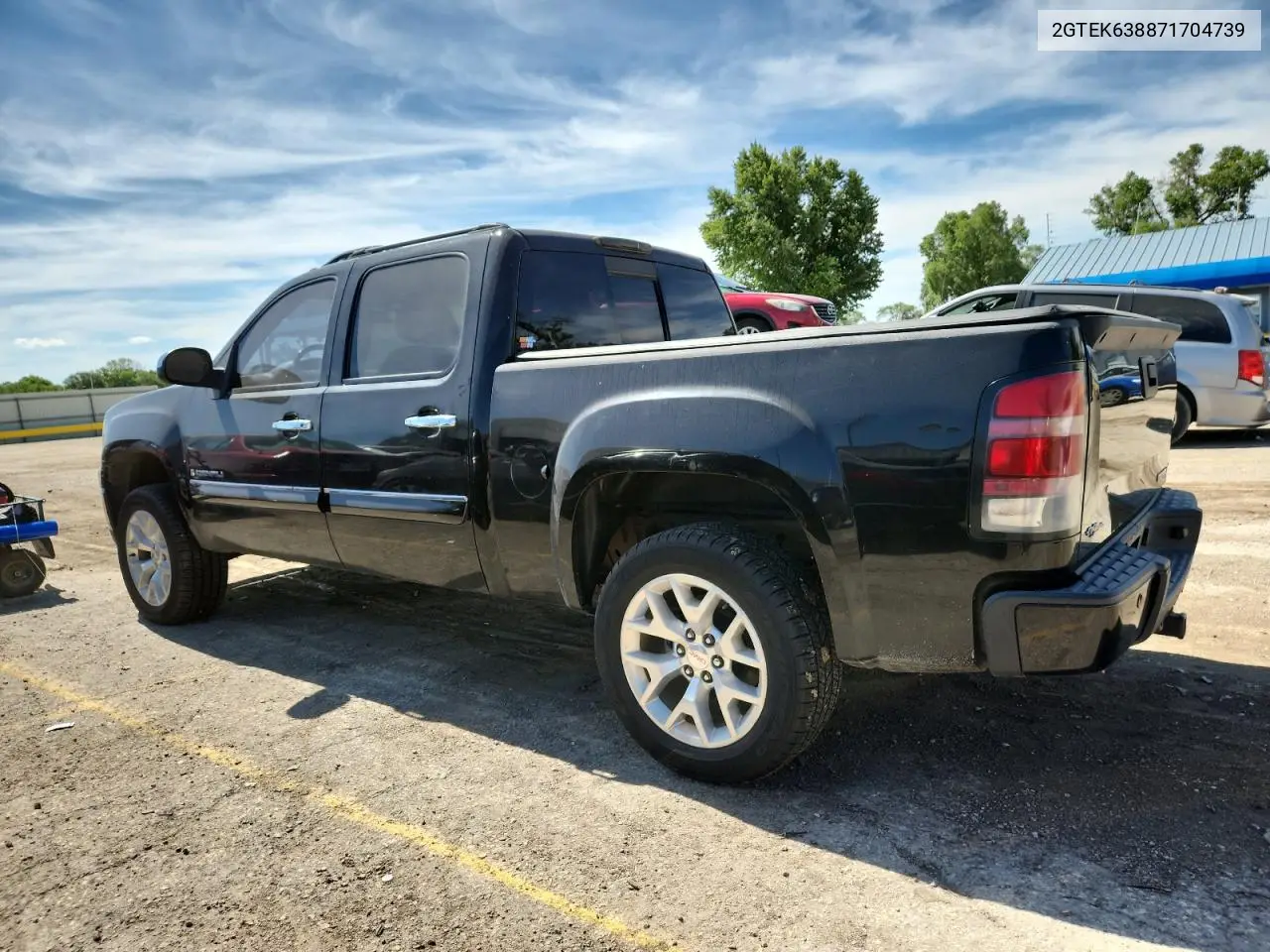 2007 GMC New Sierra Denali VIN: 2GTEK638871704739 Lot: 63140775