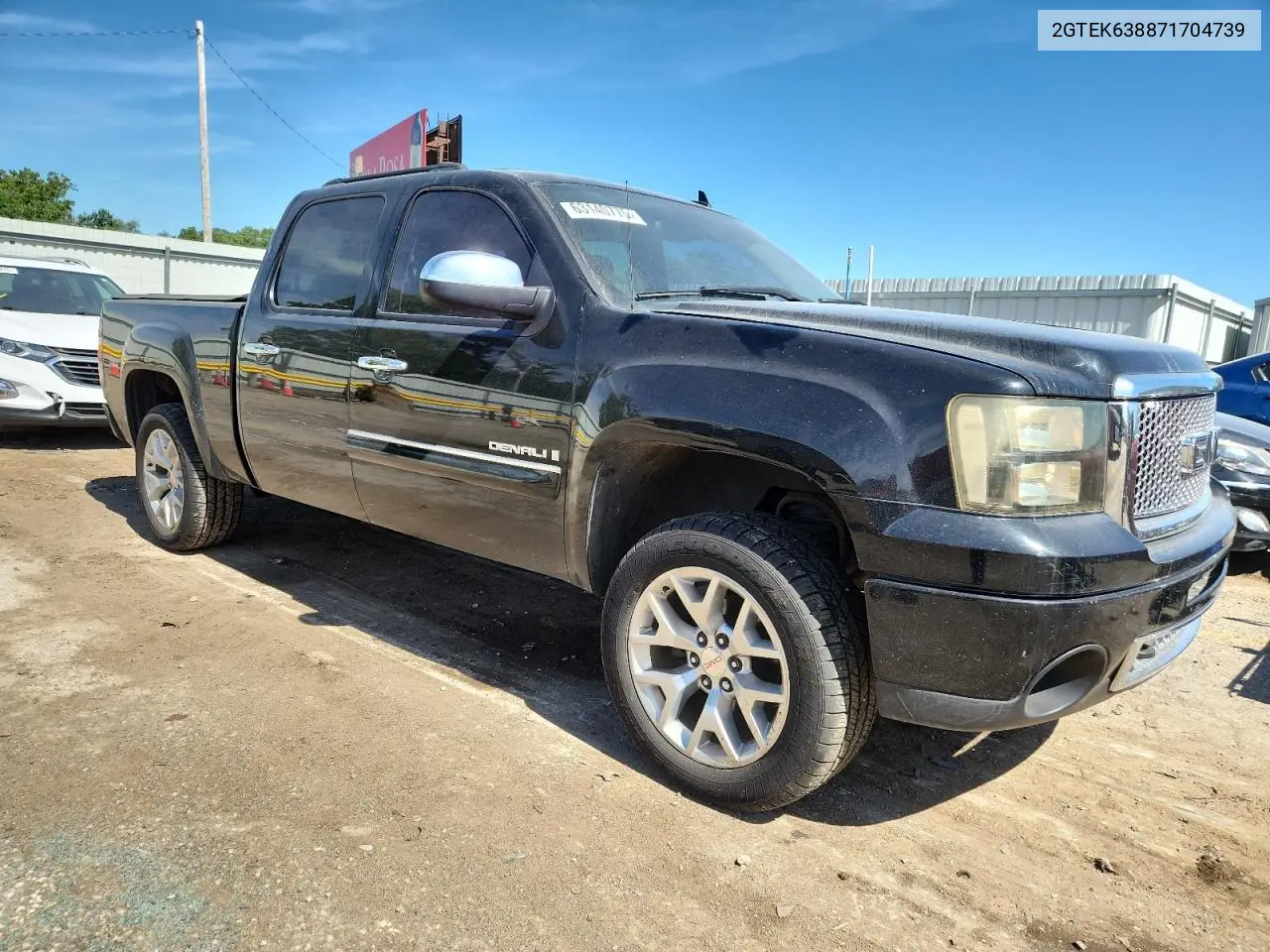 2007 GMC New Sierra Denali VIN: 2GTEK638871704739 Lot: 63140775