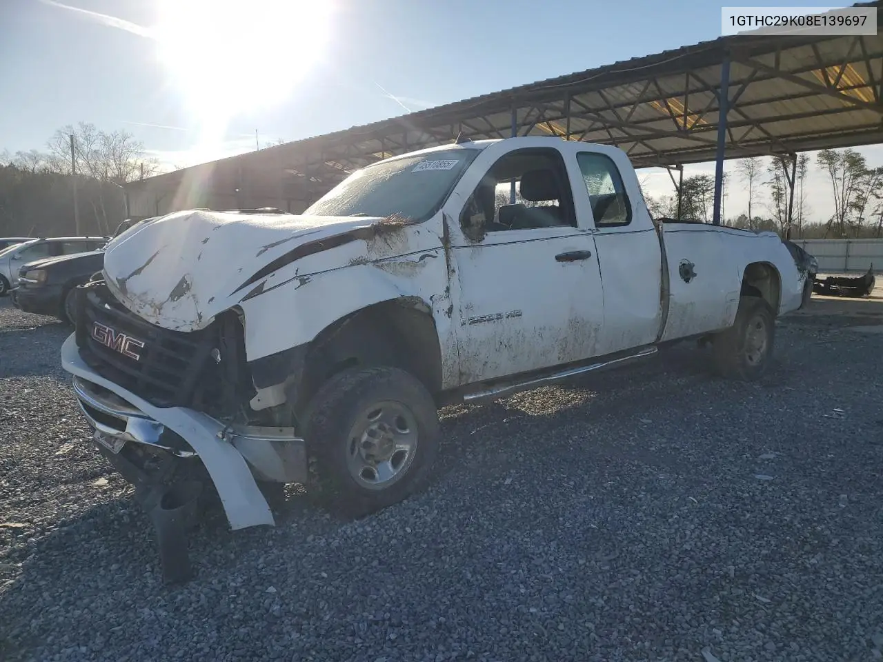 2008 GMC Sierra C2500 Heavy Duty VIN: 1GTHC29K08E139697 Lot: 45510855