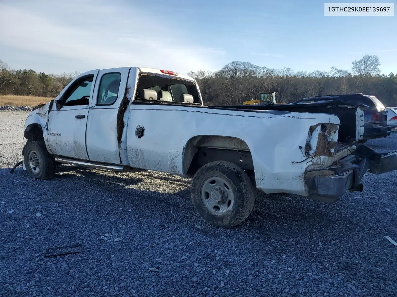 2008 GMC Sierra C2500 Heavy Duty VIN: 1GTHC29K08E139697 Lot: 45510855