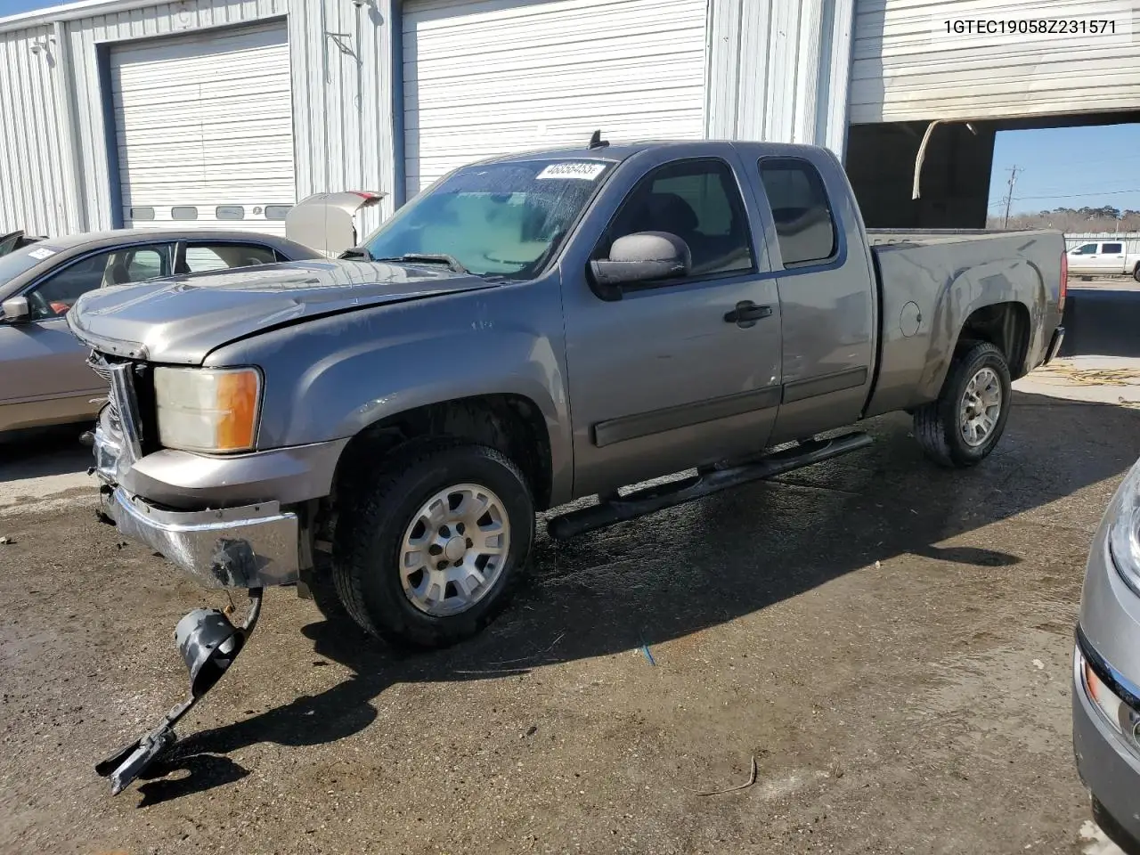 2008 GMC Sierra C1500 VIN: 1GTEC19058Z231571 Lot: 46856455