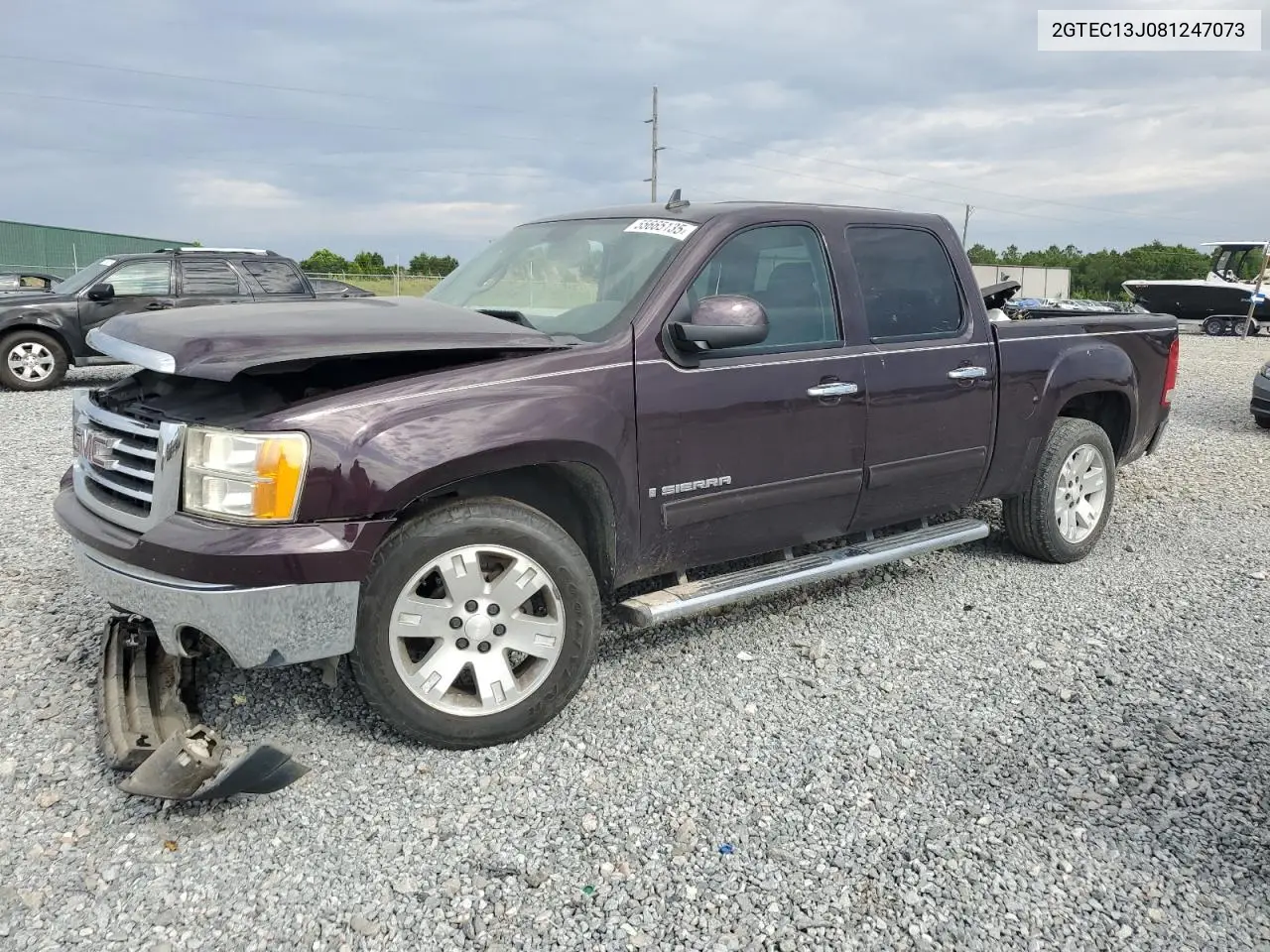 2008 GMC Sierra C1500 VIN: 2GTEC13J081247073 Lot: 55665135
