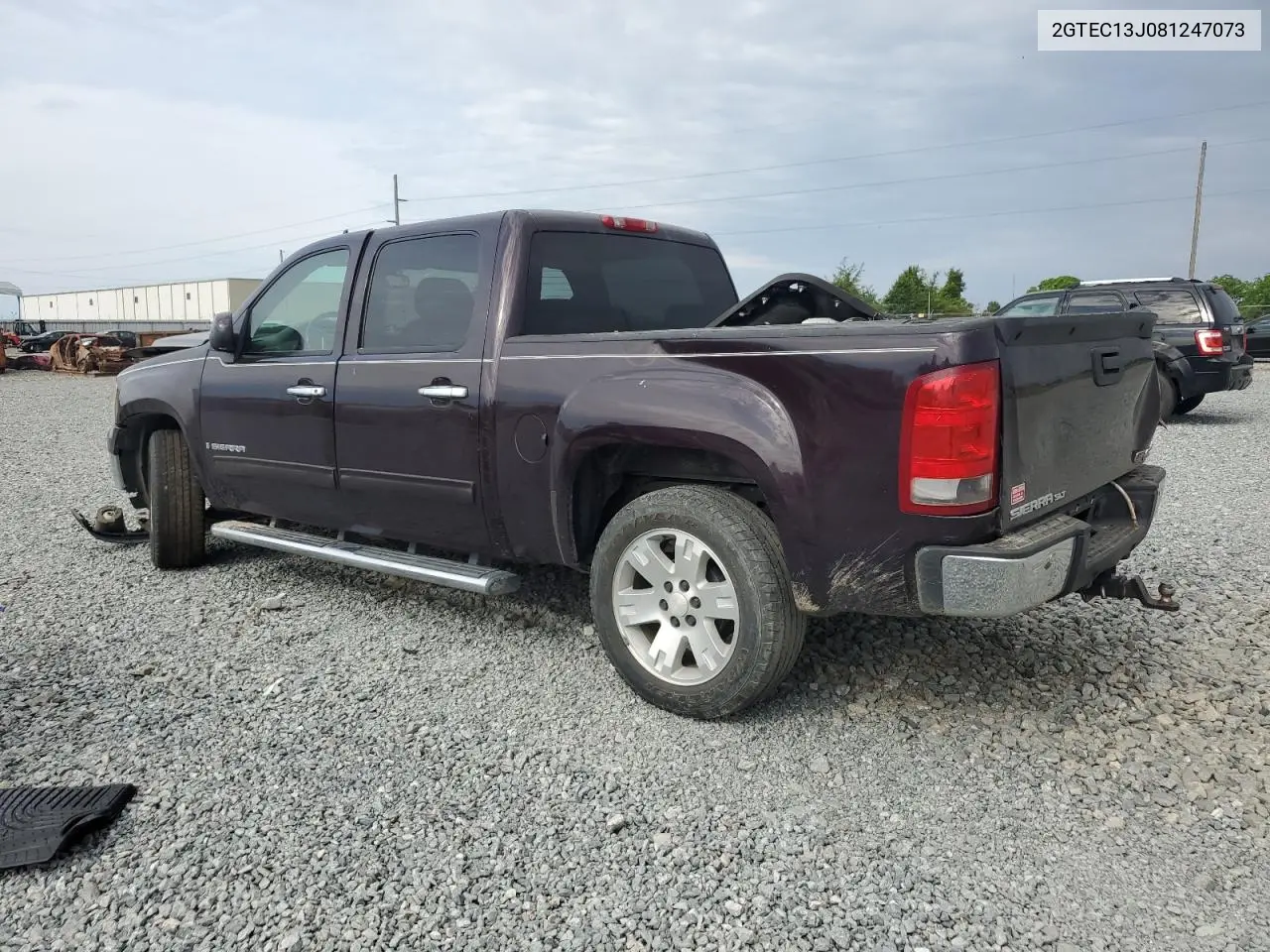 2008 GMC Sierra C1500 VIN: 2GTEC13J081247073 Lot: 55665135