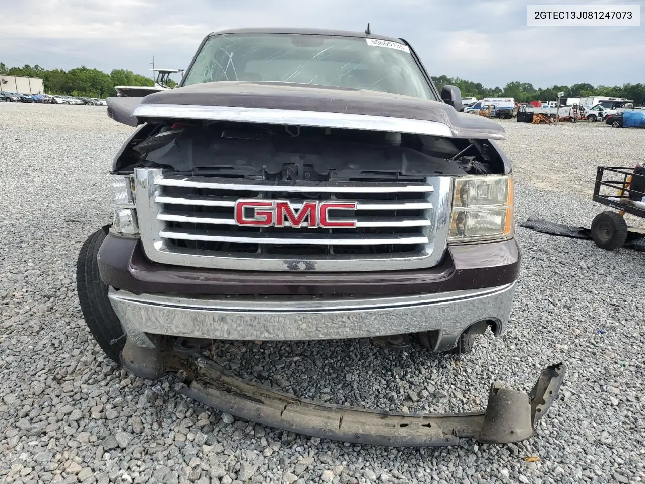 2008 GMC Sierra C1500 VIN: 2GTEC13J081247073 Lot: 55665135