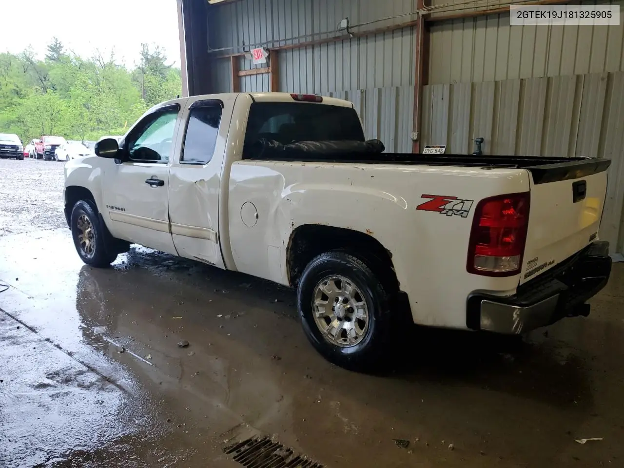2008 GMC Sierra K1500 VIN: 2GTEK19J181325905 Lot: 56391725