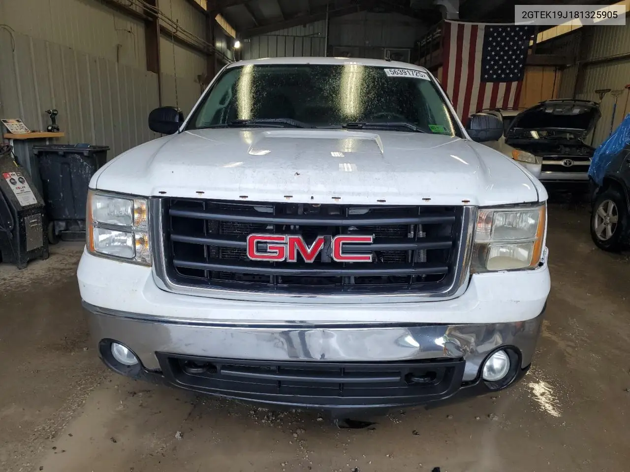 2008 GMC Sierra K1500 VIN: 2GTEK19J181325905 Lot: 56391725