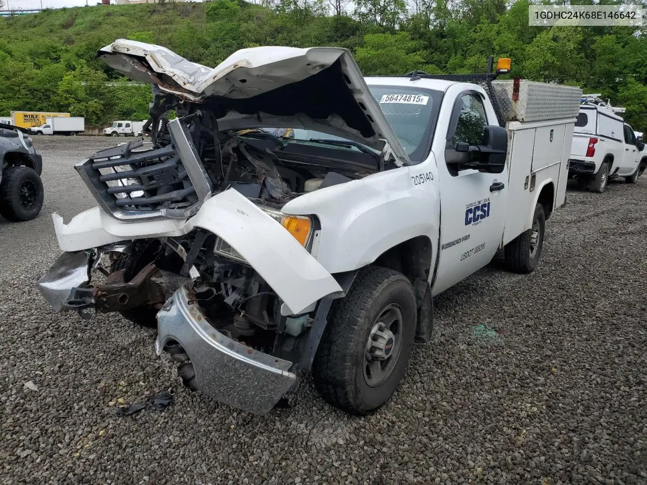 2008 GMC Sierra C2500 Heavy Duty VIN: 1GDHC24K68E146642 Lot: 56474815
