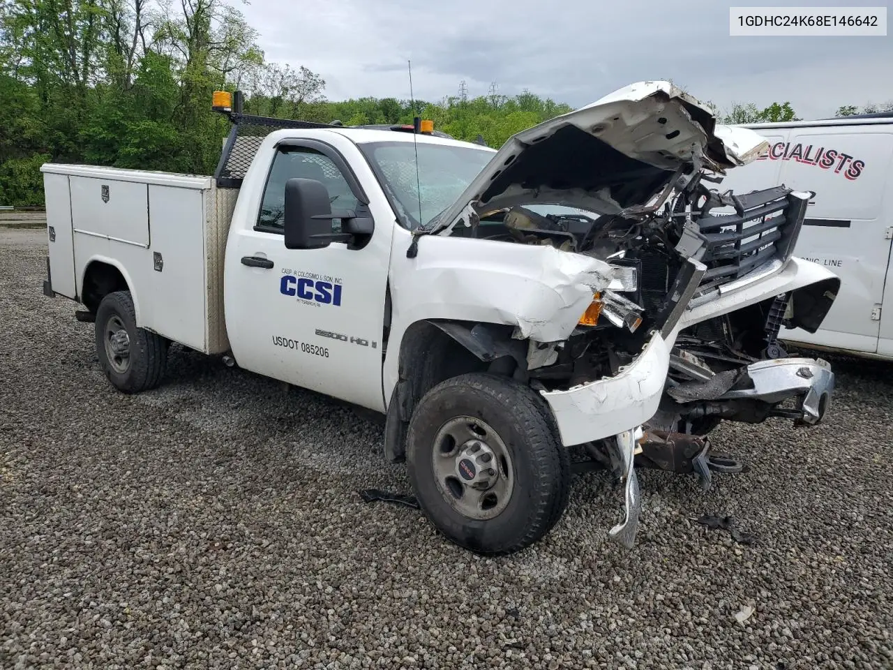 2008 GMC Sierra C2500 Heavy Duty VIN: 1GDHC24K68E146642 Lot: 56474815
