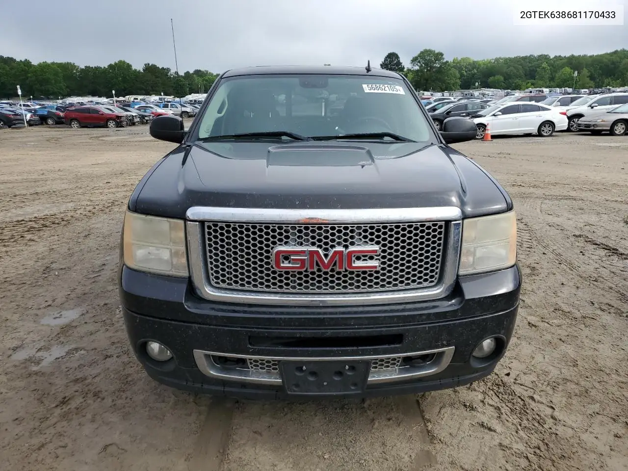 2008 GMC New Sierra K1500 Denali VIN: 2GTEK638681170433 Lot: 56862105