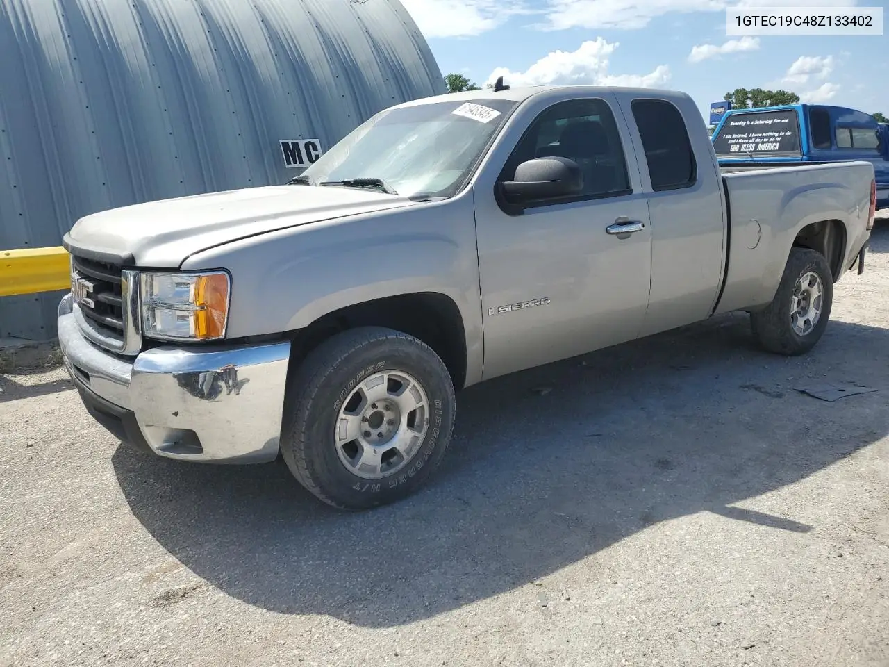 2008 GMC Sierra C1500 VIN: 1GTEC19C48Z133402 Lot: 61945345