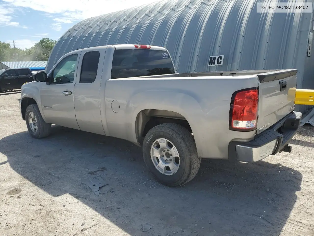 2008 GMC Sierra C1500 VIN: 1GTEC19C48Z133402 Lot: 61945345