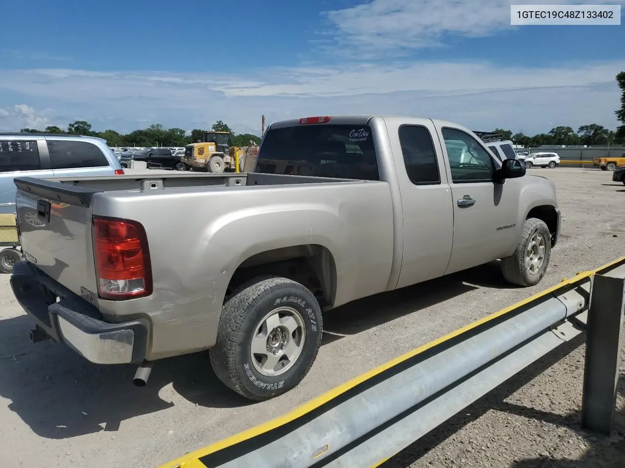 2008 GMC Sierra C1500 VIN: 1GTEC19C48Z133402 Lot: 61945345