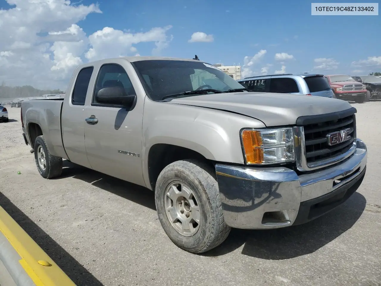 2008 GMC Sierra C1500 VIN: 1GTEC19C48Z133402 Lot: 61945345