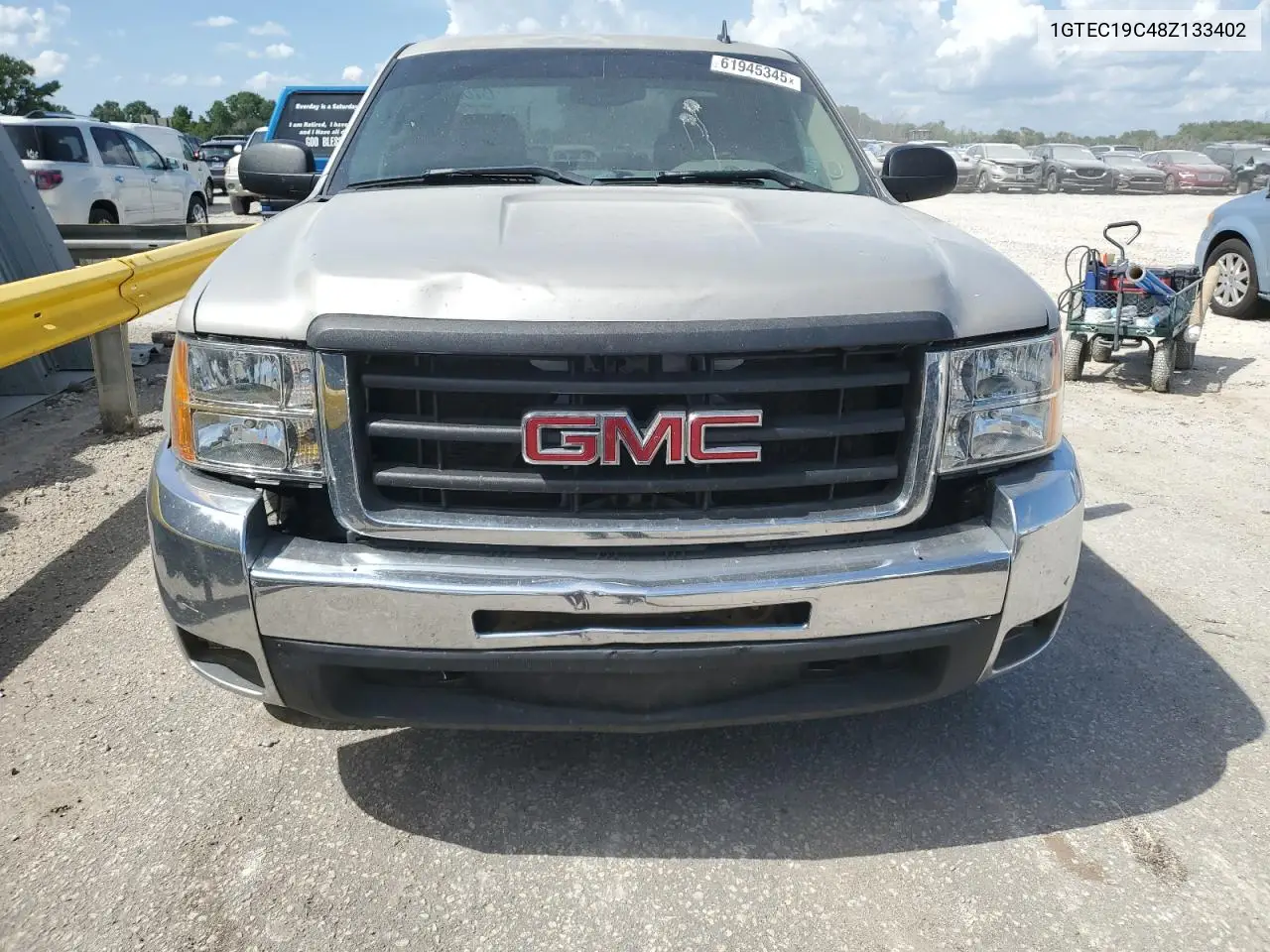2008 GMC Sierra C1500 VIN: 1GTEC19C48Z133402 Lot: 61945345