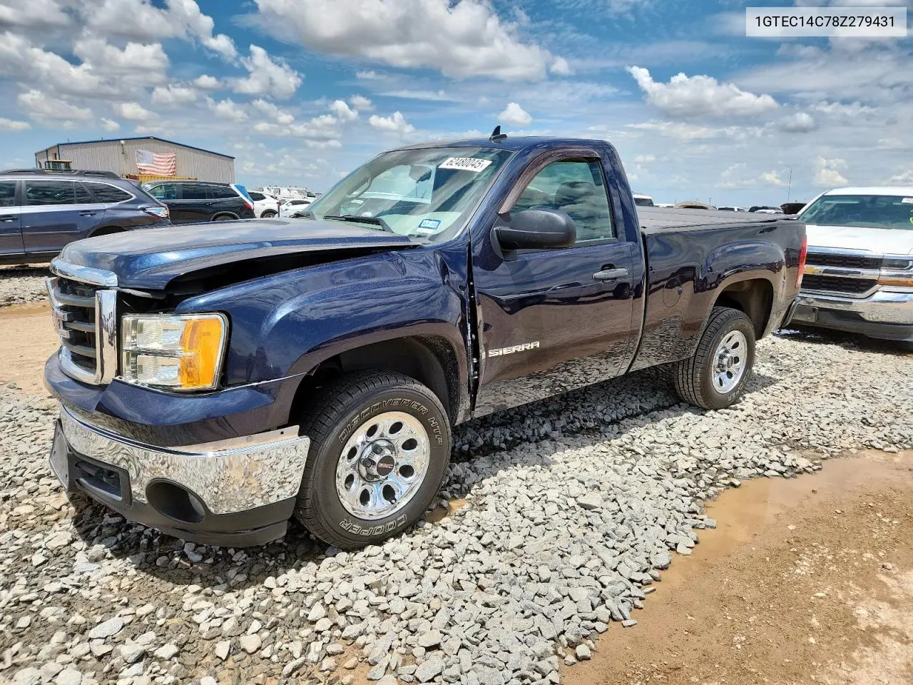 2008 GMC Sierra C1500 VIN: 1GTEC14C78Z279431 Lot: 62480045