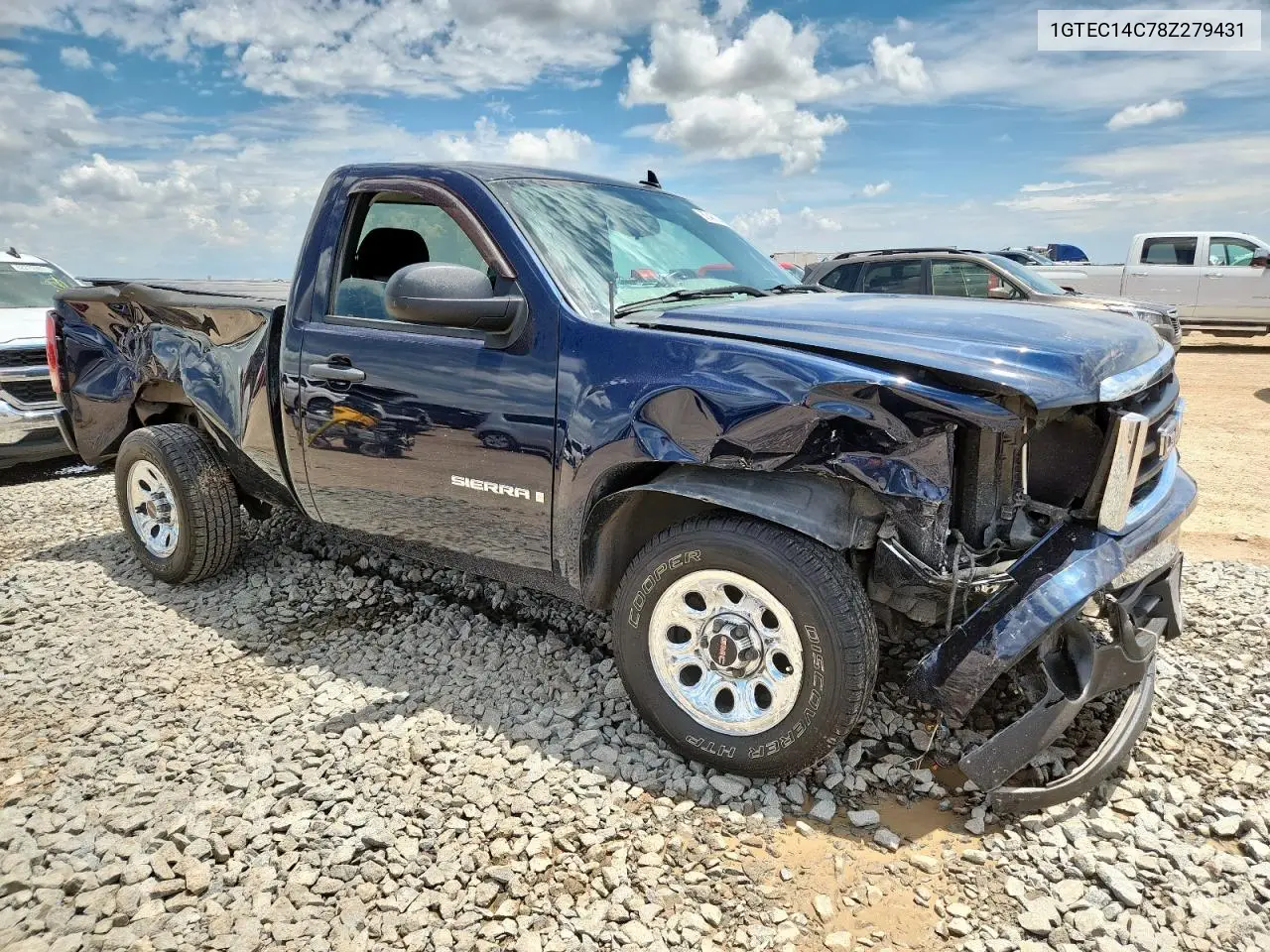 2008 GMC Sierra C1500 VIN: 1GTEC14C78Z279431 Lot: 62480045