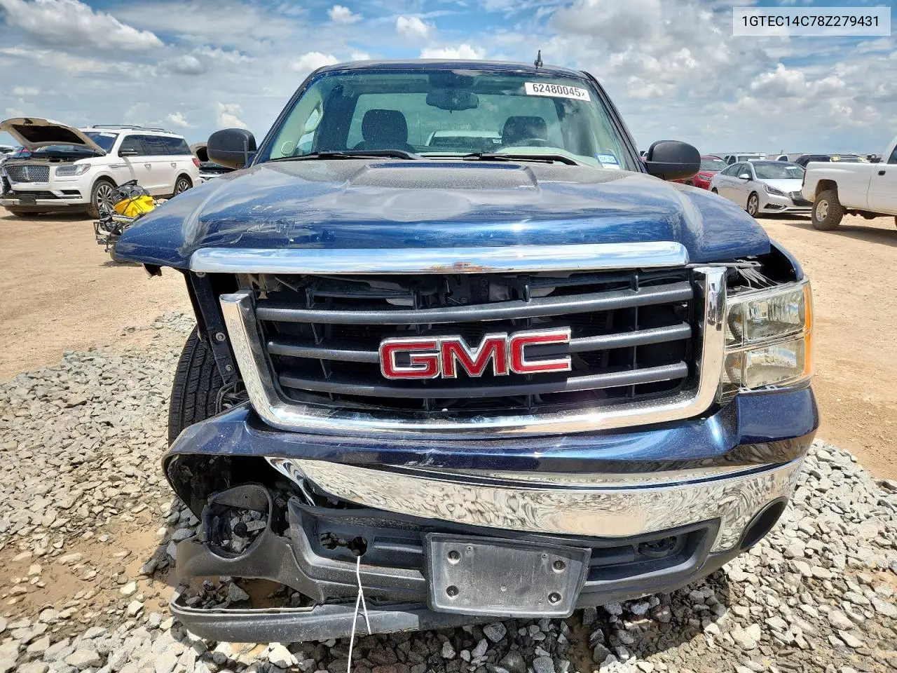2008 GMC Sierra C1500 VIN: 1GTEC14C78Z279431 Lot: 62480045