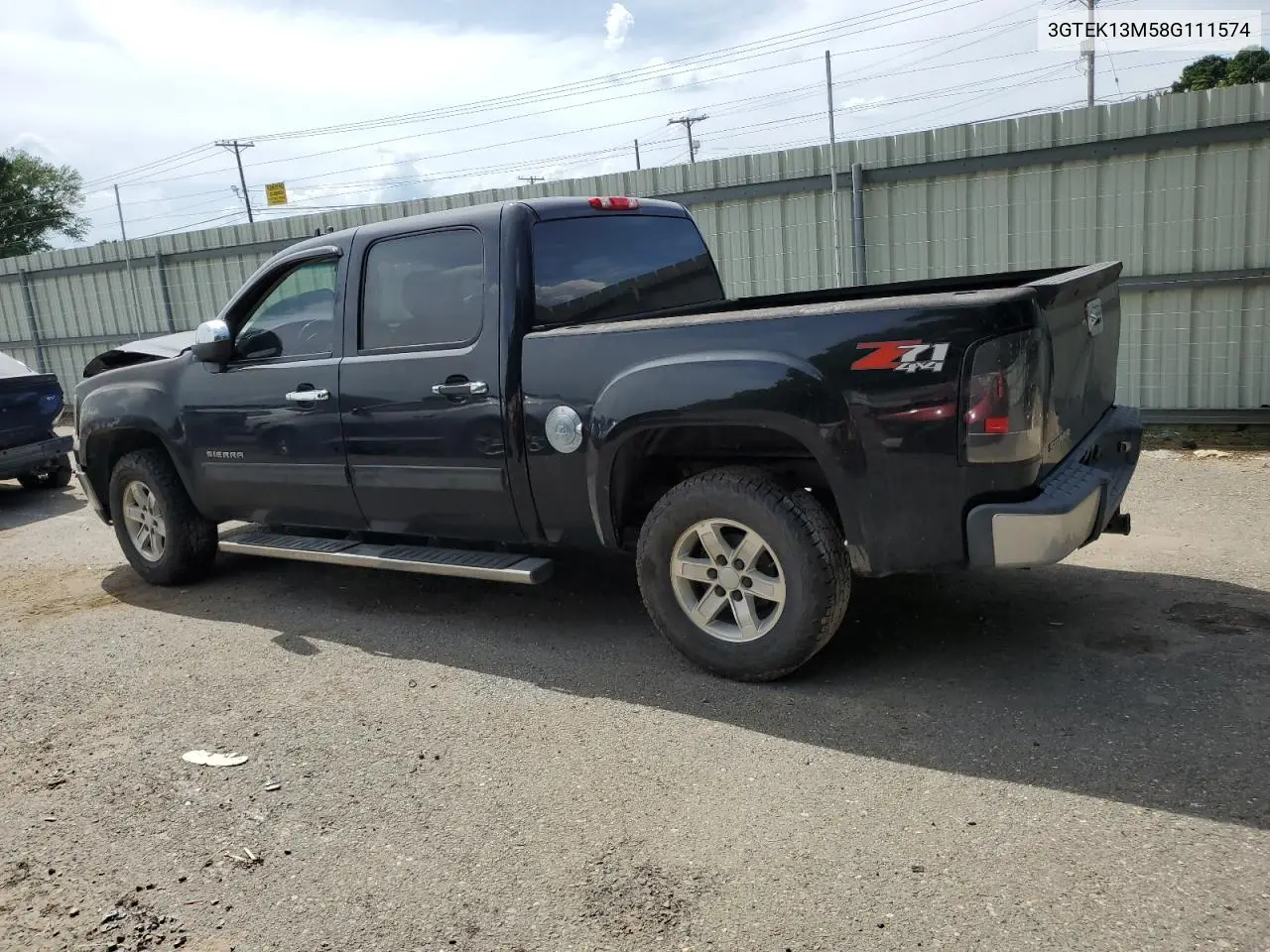 2008 GMC Sierra K1500 VIN: 3GTEK13M58G111574 Lot: 62827285