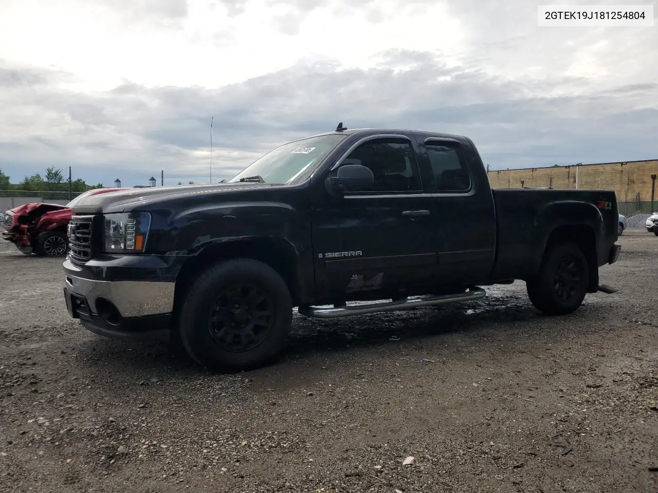 2008 GMC Sierra K1500 VIN: 2GTEK19J181254804 Lot: 62925765