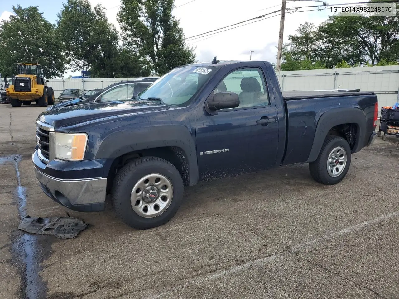 2008 GMC Sierra C1500 VIN: 1GTEC14X98Z248670 Lot: 62935675