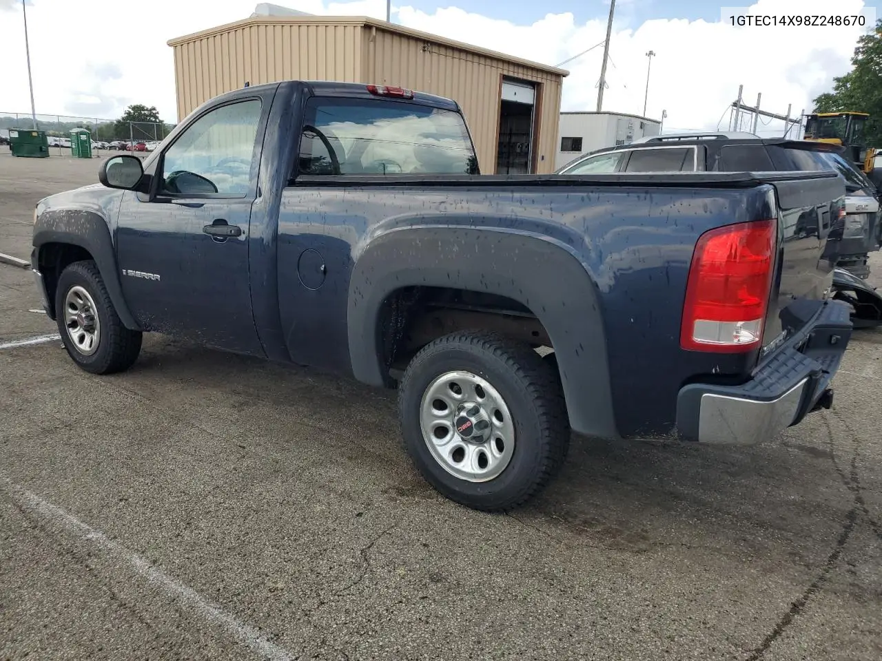 2008 GMC Sierra C1500 VIN: 1GTEC14X98Z248670 Lot: 62935675