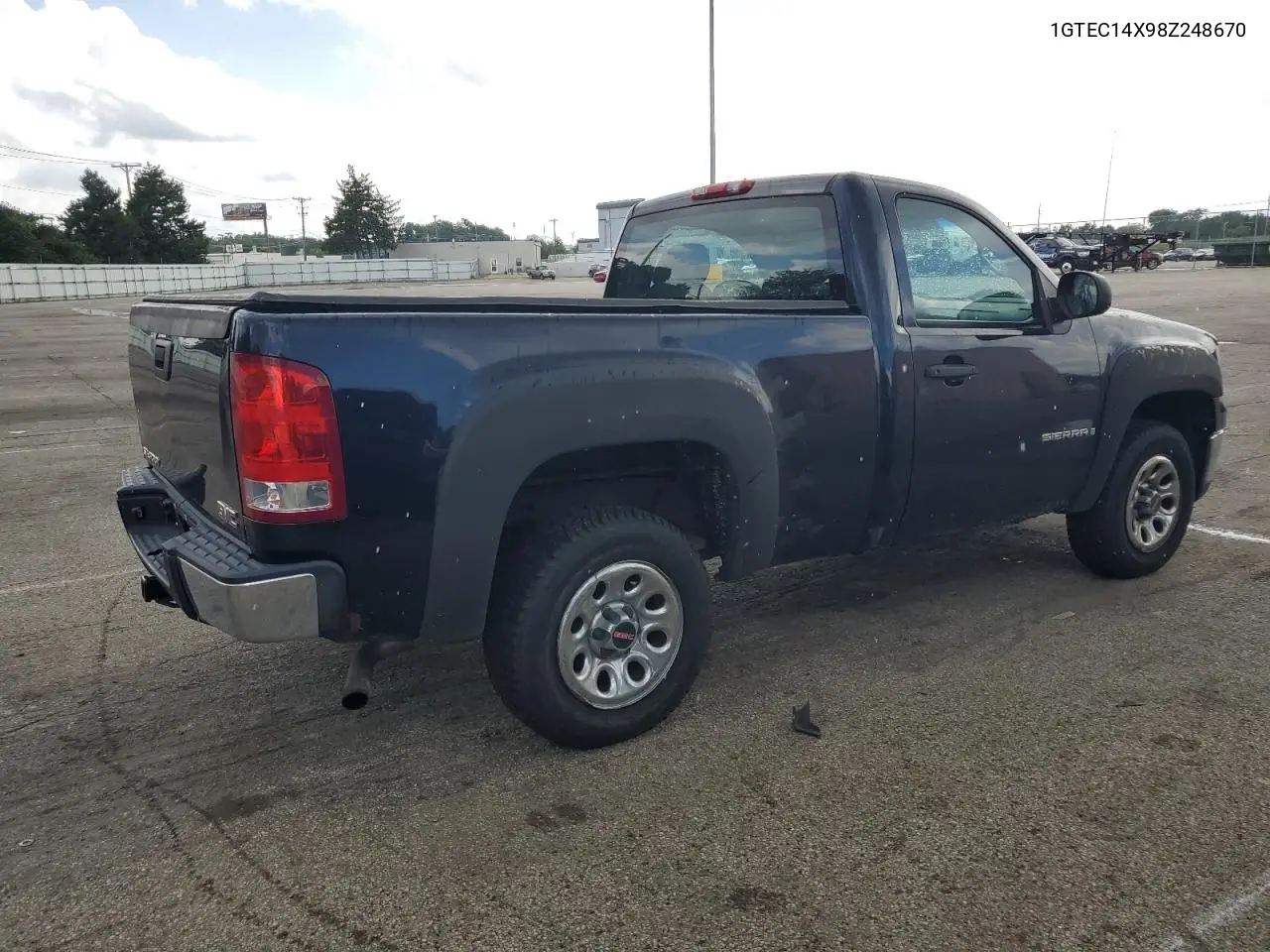 2008 GMC Sierra C1500 VIN: 1GTEC14X98Z248670 Lot: 62935675