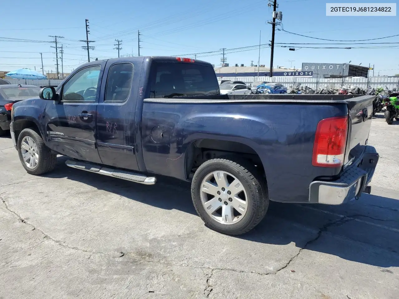 2008 GMC Sierra C1500 VIN: 2GTEC19J681234822 Lot: 63041745