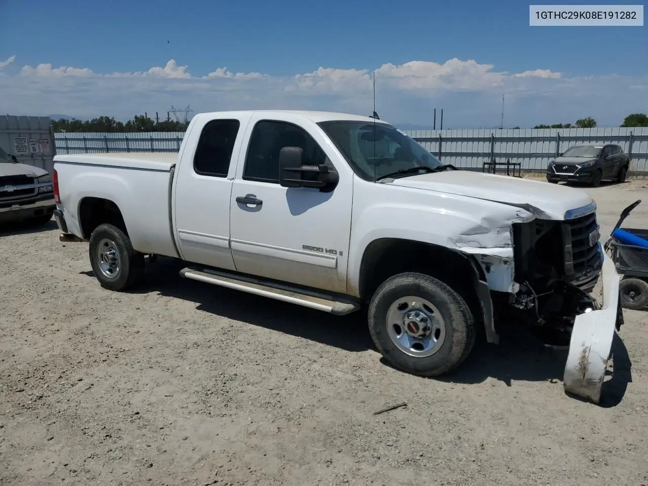 2008 GMC Sierra C2500 Heavy Duty VIN: 1GTHC29K08E191282 Lot: 63087245