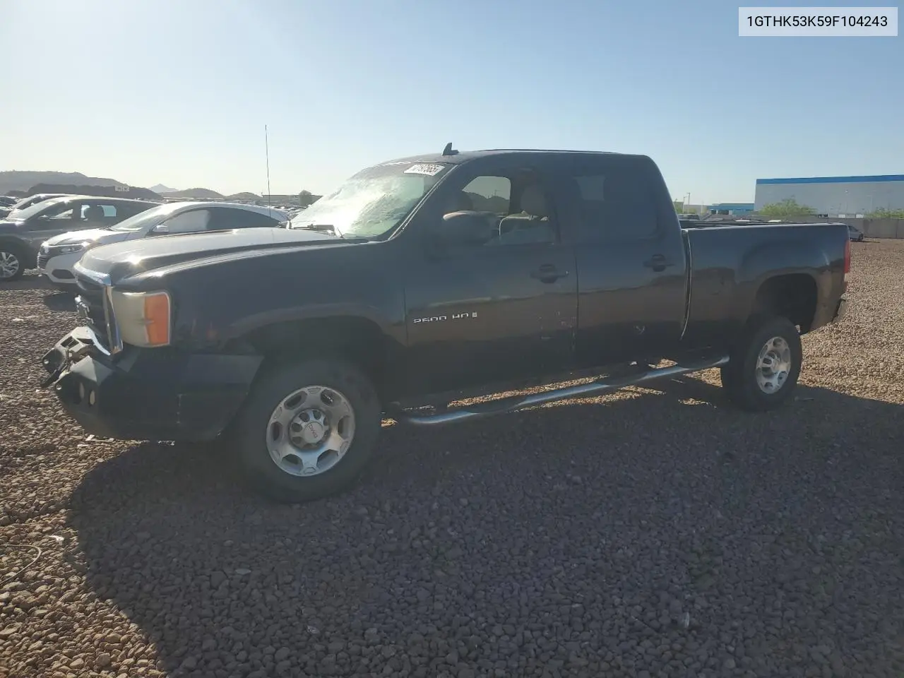 2009 GMC Sierra K2500 Sle VIN: 1GTHK53K59F104243 Lot: 50197565