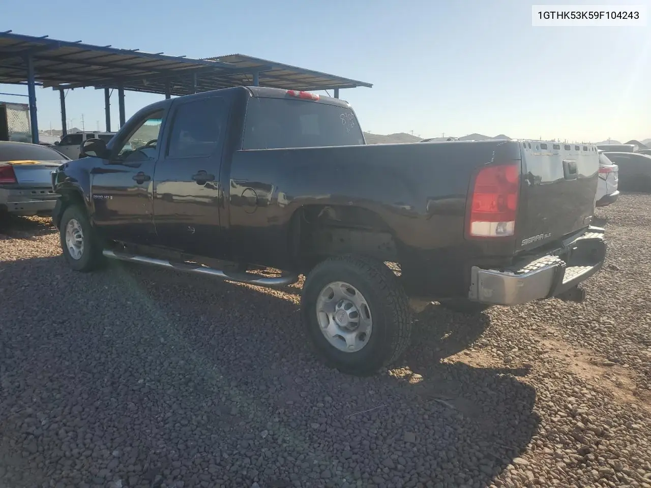 2009 GMC Sierra K2500 Sle VIN: 1GTHK53K59F104243 Lot: 50197565