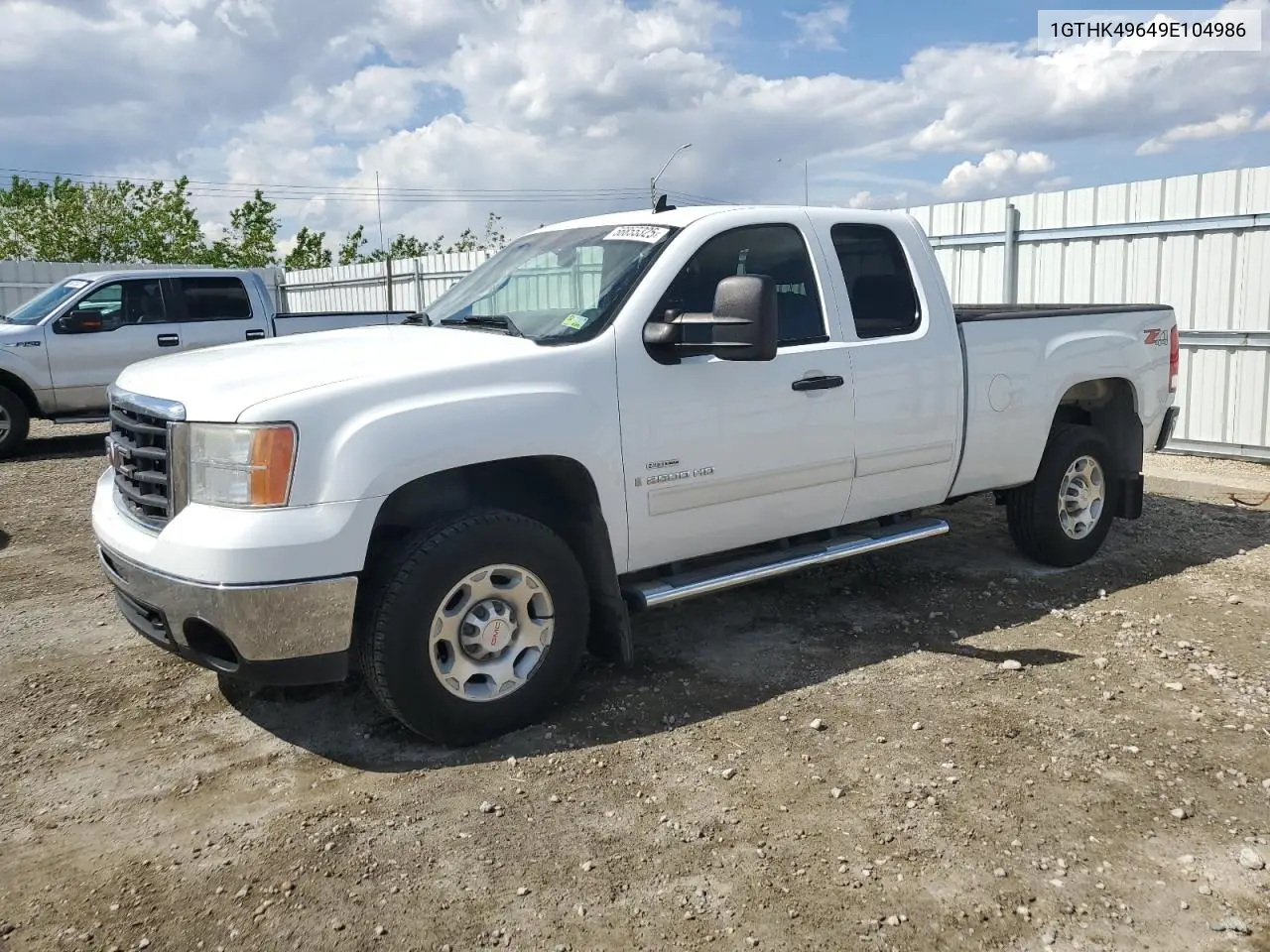 2009 GMC Sierra K2500 Heavy Duty VIN: 1GTHK49649E104986 Lot: 56855325